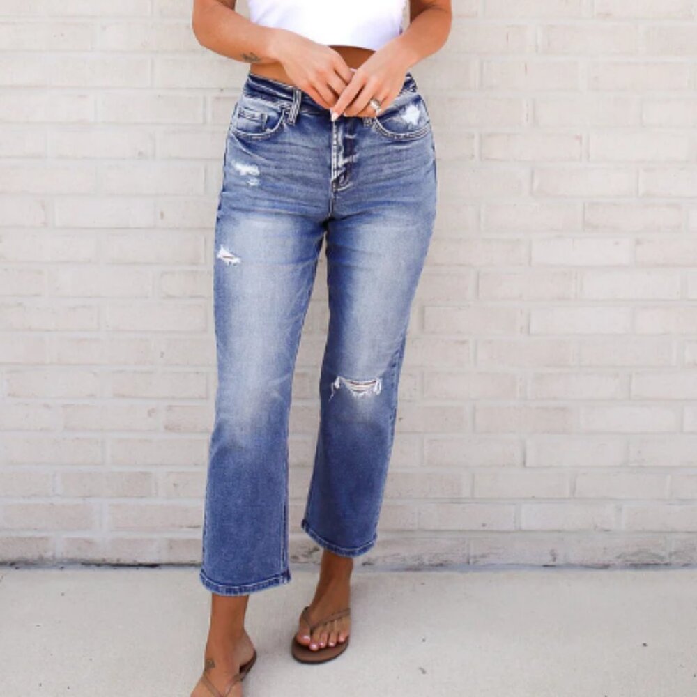 Angela High Rise Crop by Vervet!